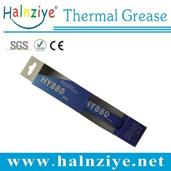 Halnziye блистерная коробка HY880 30 г бумажная коробка Горячая супер производительность силиконовая нано термопаста/смазка/соединение