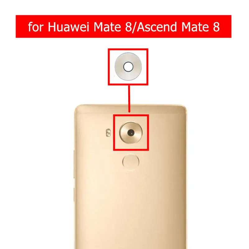 

for Huawei Mate 8 Camera Glass Lens Back Rear Camera Glass Lens with Glue for Huawei Mate8 Replacement Repair Spare Parts