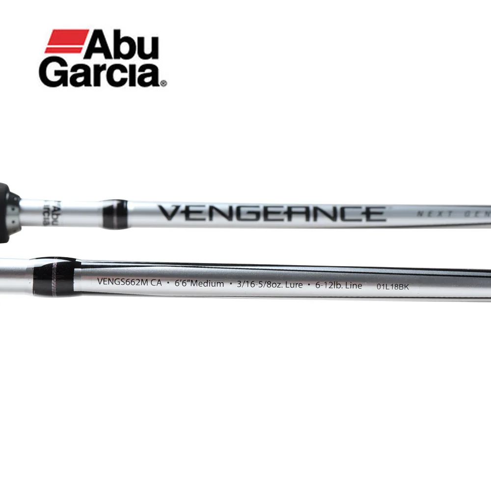 Оригинальная спиннинговая Удочка Abu Garcia VENGEANCE II, 6'", 1,98 м/мл, углеродная приманка, рыболовная удочка, 24 т, углеродная