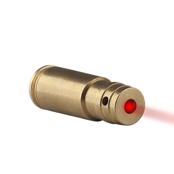 

9mm Laser Dot Bore sighter Caliber Cartridge Sight fit Airsoft Brass Tactical Hunting