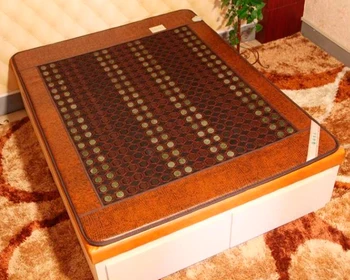 

New Heated Jade Mat Cheap Germanium Stone Mattress Physiotherapy 1.2X1.9M Free Shipping
