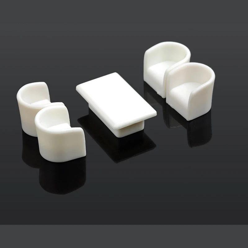 

Ring coffee table chair/1 set 5pcs/furniture ornaments model/building model/sandbox material/DIY toy accessories technology mode