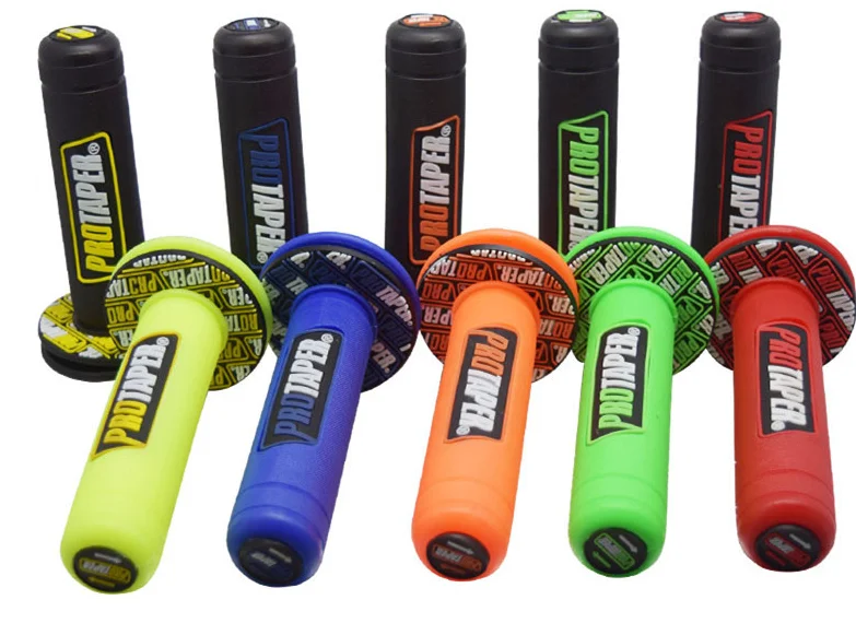 

PRO TAPER Motorcycle High Quality Protaper Dirt Pit Bike Motocross 7/8" Handlebar Rubber Gel Hand Grips Brake Hands Handle Grip
