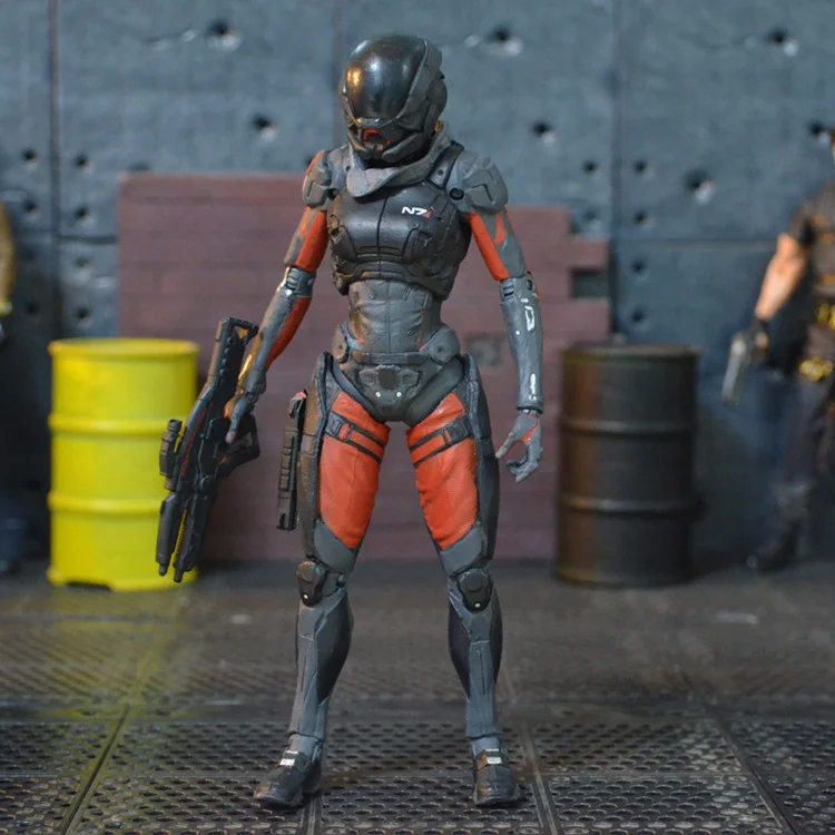 Отличное качество mcfarlan Mass Effect: Andromeda Sarah Упаковка из ОПП Подвижная кукла модель игрушки фигурка