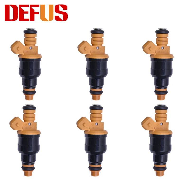 

DEFUS 6X 0280150773 Fuel Injector Fit Hyundai Excel S Coupe X3 1.5L Sohc G4Ek Injection Values Nozzle 13641734776 0280150715 NEW