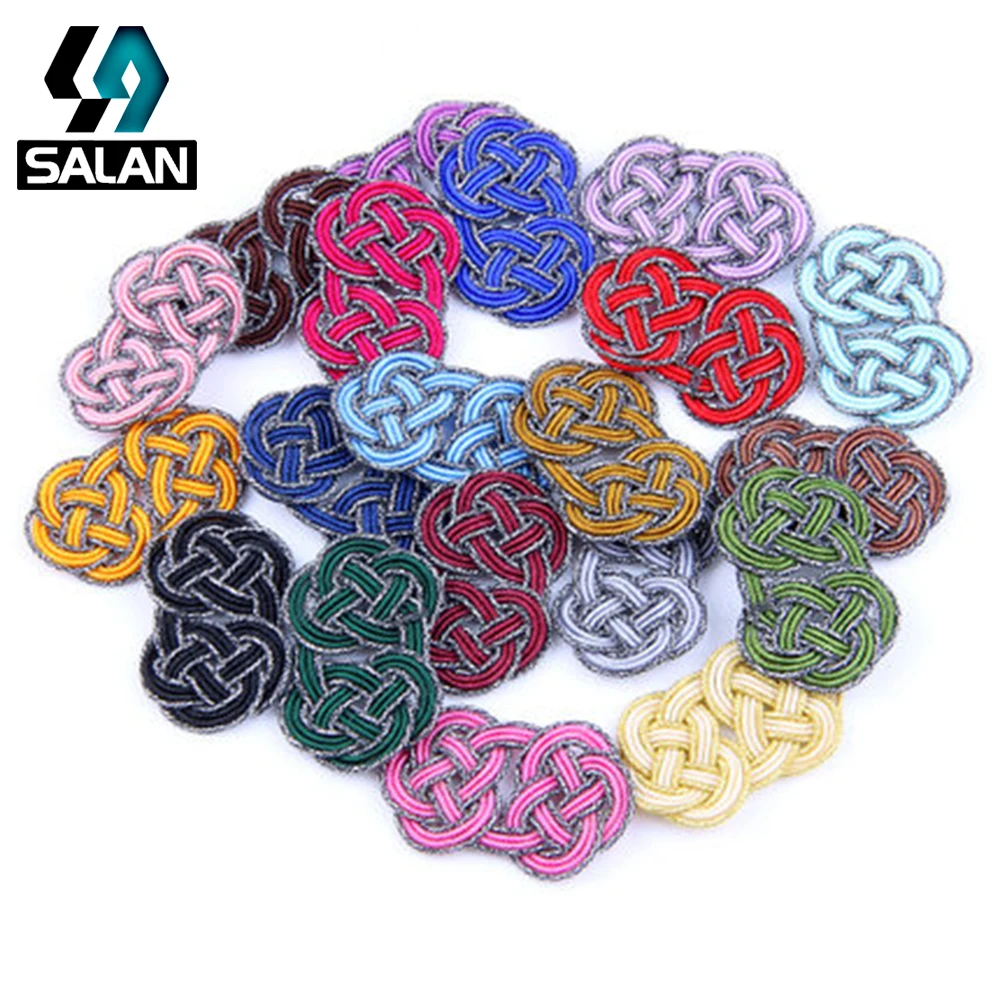 

Chinese knot Su Suizi fashion double money money flow Su China knot hanging ear diy jewelry accessories wholesale