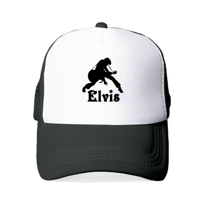 Винтаж Элвис Пресли Кепки Elivis рок н ролл Trucker Hat Грейсленд Snapback EP рисунок Танцы хип