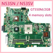 N53SN GT550M/2Гб 4Гб памяти слот для материнской платы REV2.0/REV2.2 ASUS N53S N53SV