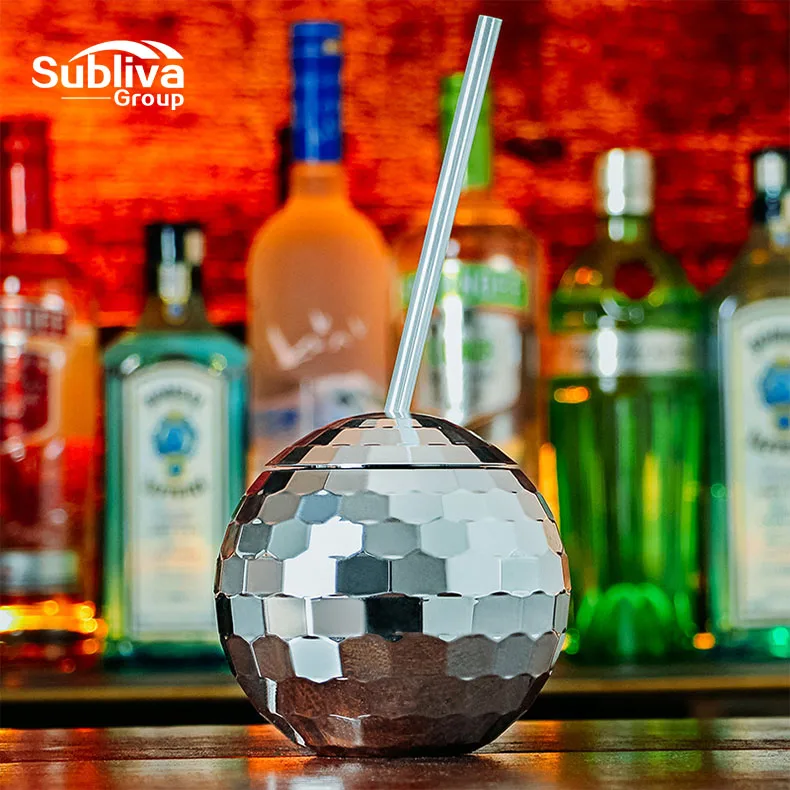 

580ml Creative DISCO Ball Cup Flash Effect Cocktail Party Party/Nightclub Personality Glass Plastic Cup