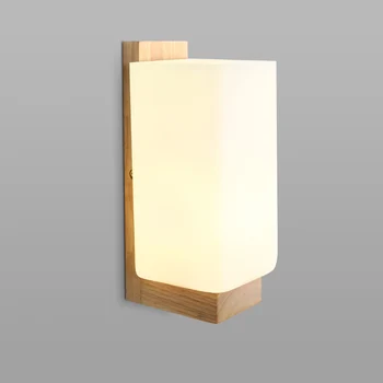 

Glass lamp cover wall lamp Cafe light restaurant bedroom reading light reading simple modern oak stairs FG283