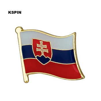 

Slovakia flag lapel pin badge pin 300pcs a lot Brooch Icons KS-0164