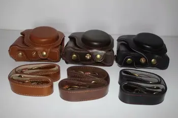 

Deluxe Edition Camera Bag PU Leather Case With Camera Strap For Fujifilm X-70 X70 DSLR Photo Bag Shoulder Bag Case 3 Colors