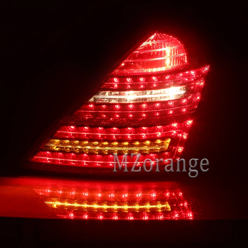 MZORANGE Tail светильник задний левый/правый задние тормоза светильник чудесный хвост светильник s в сборе для Mercedes-Benz W221 s-класс 2009-2012 хвост светильник