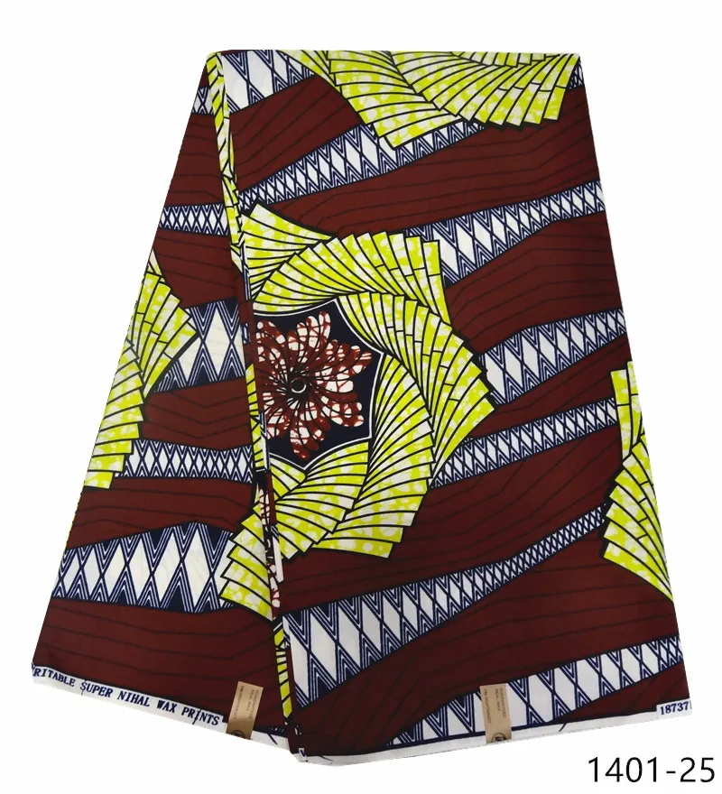 Анкара ткань лучшее качество настоящий java воск 6 ярдов африканская набивная 100%