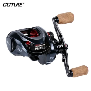 

Goture Ares Max Saltwater Big Game 10KG/22LBS Drag Power Carbon Fiber Darg Magnetic Brake 11BB 6.3:1 BaitCasting Fishing Reel