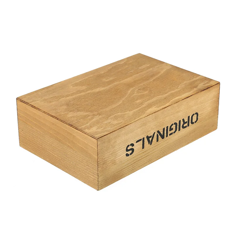 2 шт. ящики цветочный горшок макияж деревянный Органайзер коробка винтажные деревянные коробки кухня безделушка Настольный чехол для хранения