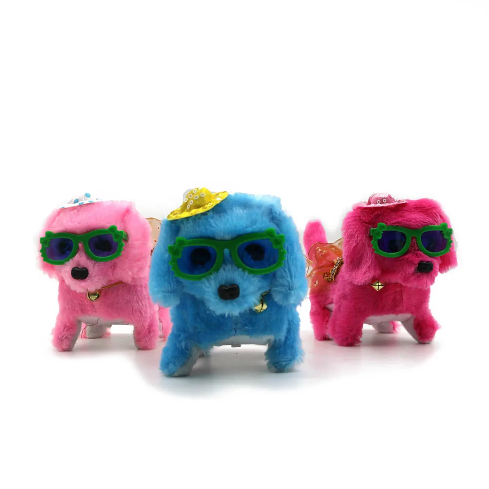 Children font b Electronic b font Dog Toy Sound Control Interactive Robot Bark Stand Walk Plush