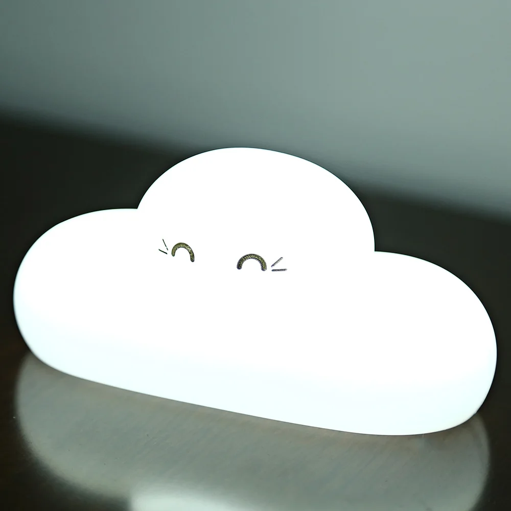 Cloud Shape LED Bulbs Night Light Cute Cloud LED Night Light USB Charging Desktop Lamp