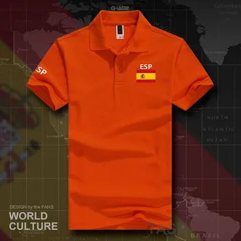 

Kingdom of Spain Espana polo shirts men short sleeve white brands printed for country 2017 cotton nation ESP Spanish Spaniard