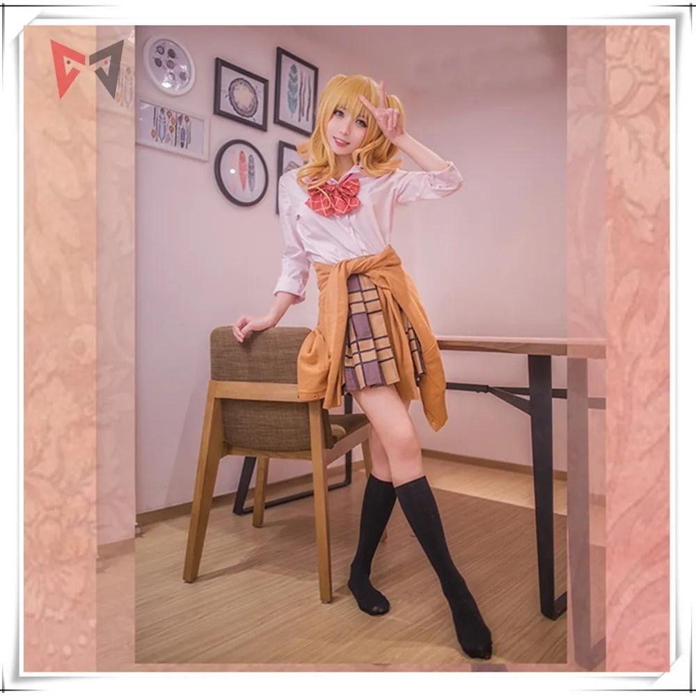 MMGG New Anime Citrus Aihara Yuzu Cosplay Costume Highly shirt Plaid skirt High Quality |