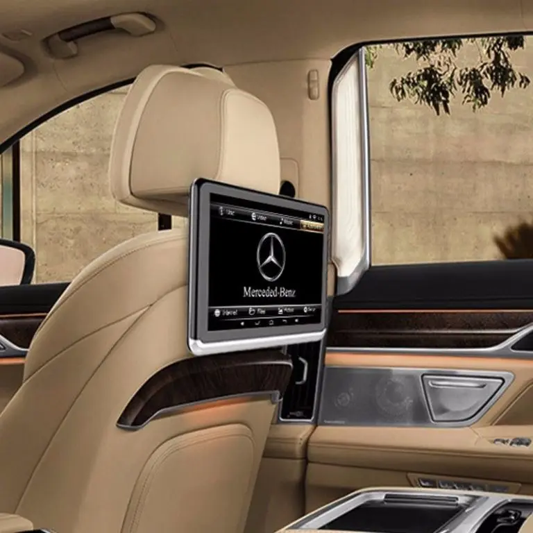 Android Car Headrest Player Screen 10.1 inch IPS HD Monitor WiFi Speaker Bluetooth FM IR transmitter Seat install (10)
