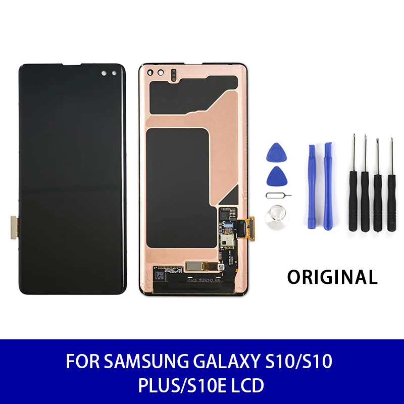 

Original Super Amoled For Samsung Galaxy S10/S10 plus/S10E Lcd Display Touch Screen Panel Digitizer Assembly Screen Replacement
