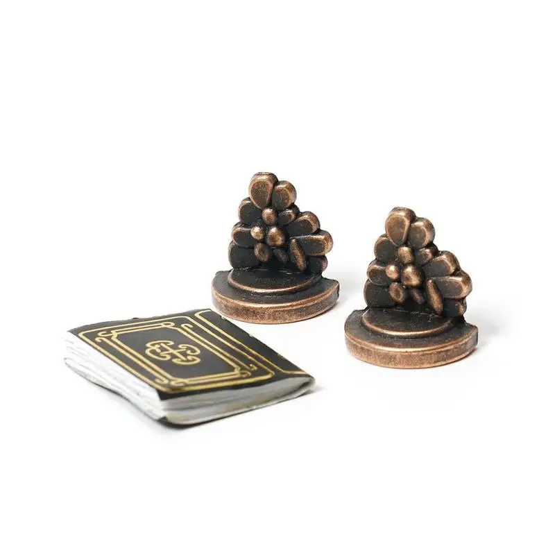 Dongzhur Miniaturas 1:12 кукольный домик мини аксессуары для кабинета черные книги и книжные полки DIY деревянный Миниатюрный Кукольный дом игрушки