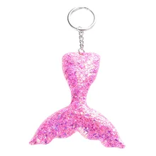 Chaveiro sereia Lantejoulas Sacos Chave Do Carro Chaveiro Pingentes para As Mulheres Acessórios Do Telefone mais novo(China)