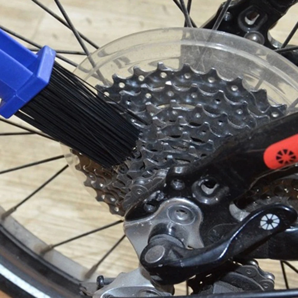 Шестерни Гранж щетка устройство для очистки цепи колеса маховик система велосипеда для очистки кисти, езды на велосипеде, мотоцикле и цепи набор инструментов для уборки
