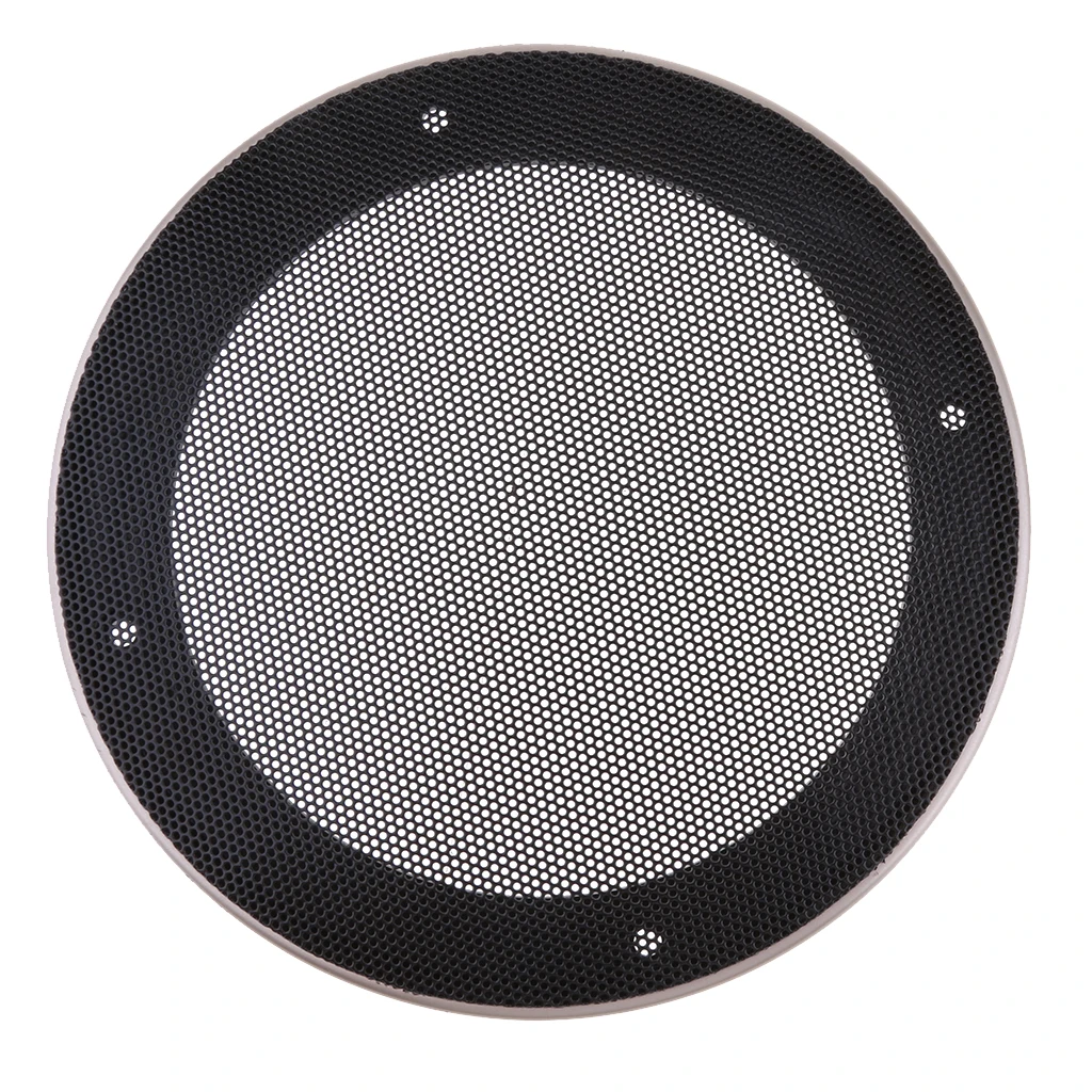 5 Inch Speaker Grills Cover Case with 4 pcs Screws for Speaker Mounting Home Audio DIY -158mm Outer Diameter Champagne