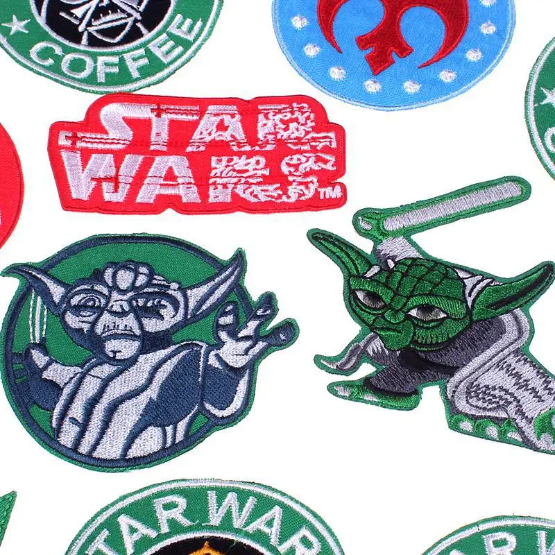 

Prajna DIY Star Wars Patches Iron On Patches For Clothing Embroidered Patches On Clothes Applique Badges On Clothes Accessories
