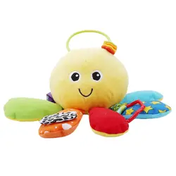 Новый осьминог для ребенка, прорезыватель-игрушка милые Цвет плюшевые мягкие морские игрушки для животных для детей