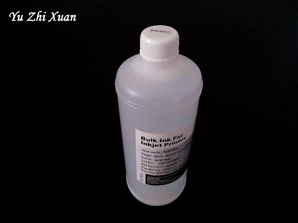 

1000ml water based cleaning liquid for Epson 3800 3890 P600 P800 B300 B500 B510 4900 9700 9890 cleaning fluid used for printhead