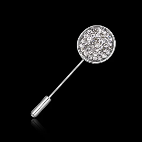 New Cute Simulated Pearl Rhinestone Brooch Pins For Women Korean Flower Ball Piercing Collar Lapel Pin Lady Jewelry Gifts