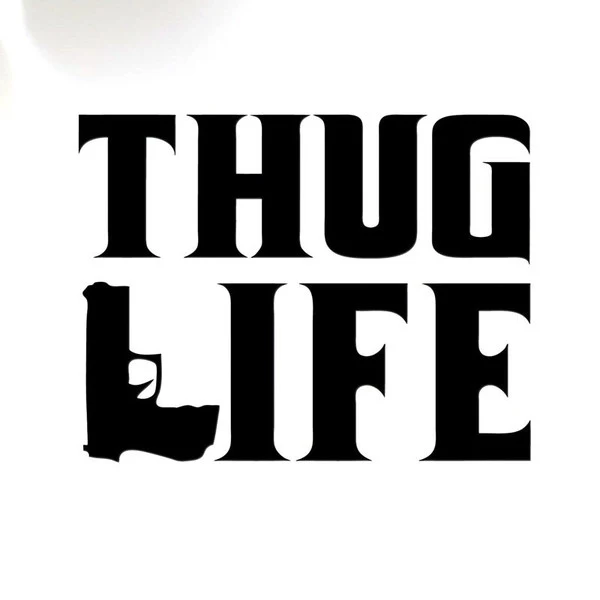 15 см хип-хоп Thug Life Street банды стикер автомобиля кузова s Наклейка на окно или дверь