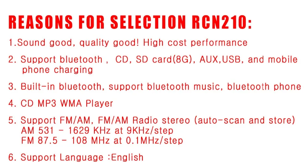 Автомобильный Радио CD плеер стерео RCN210 RCD320 MP3 SD карта AUX Canbus Bluetooth для VW Passat B6 CC B7 Golf 5 6 Jetta MK5 MK6 Tiguan