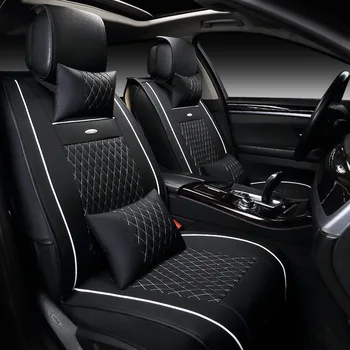 

Front+Rear Car Seat Cover for FORD Fiesta Focus Kuga Ecosport Explorer Fusion Ranger F-350 F-150 Escort Taurus Edge Super-Duty