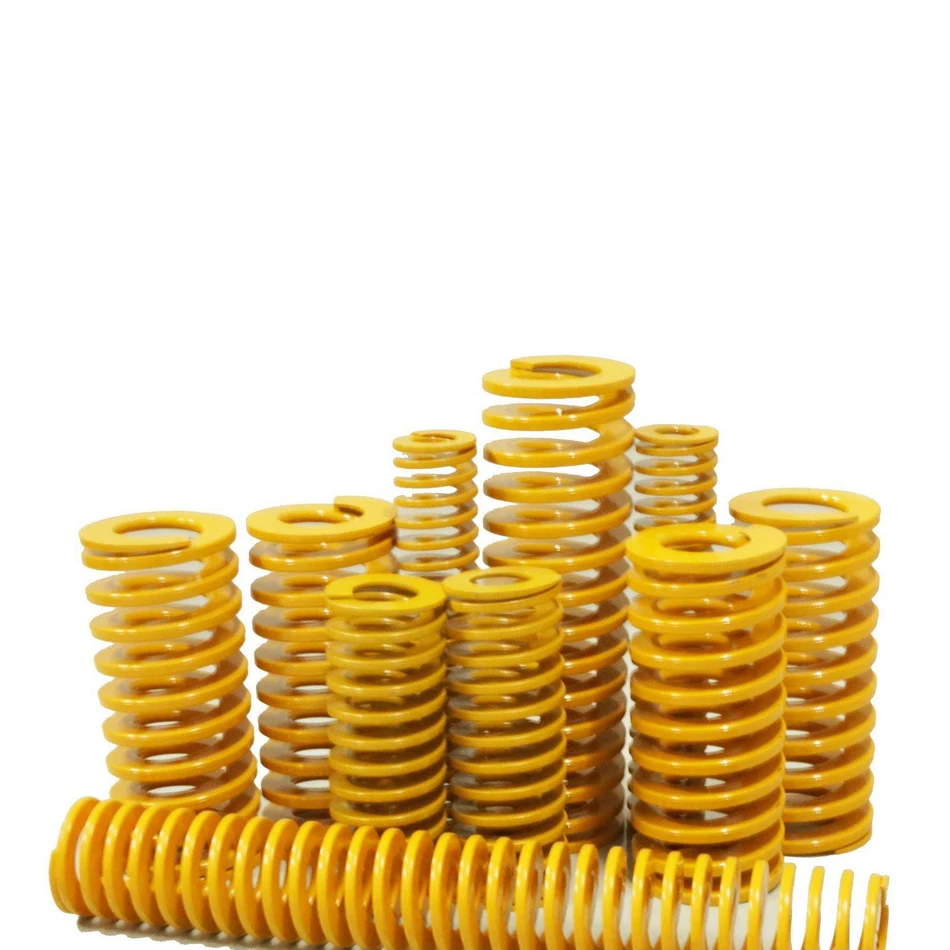 Od 10mm Id 5mm,H15 100, Light Load Compression Mould Die Spring Yellow