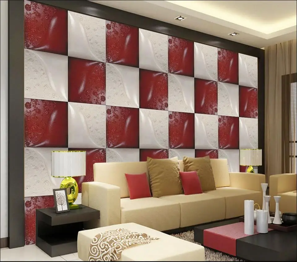 Compare Prices On Red White Wallpaper Online Shopping Buy Low