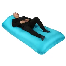 

Norent New Design waterproof Portable Lounger Fast Inflatable Sleep Bed outdoor Camping Pastoral Life Air bed Lazy mattress