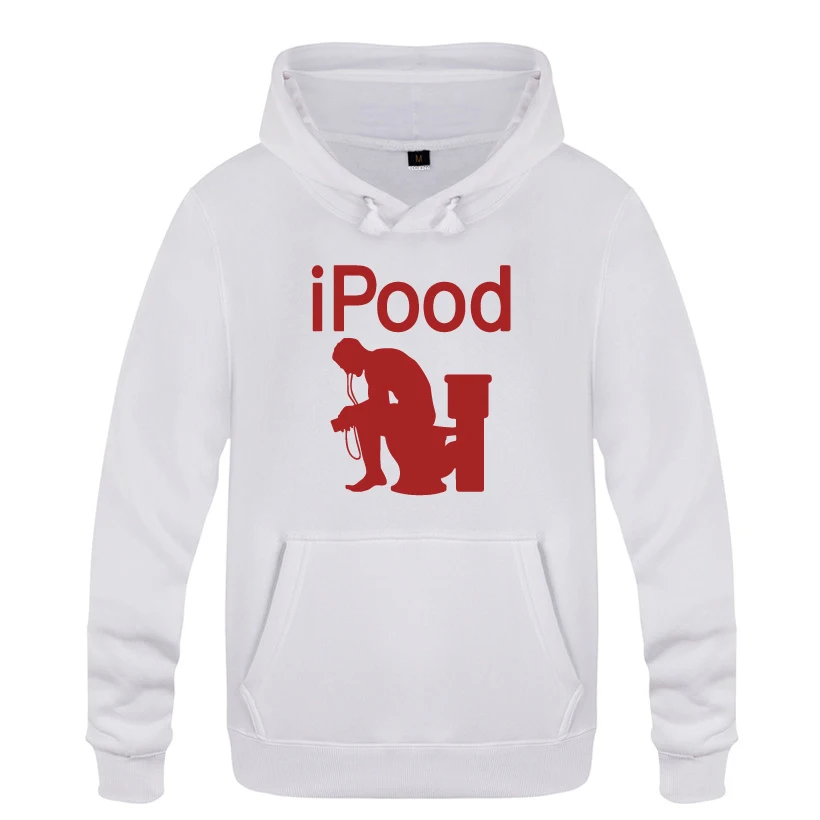 cheap Successors Ipood Creative Novelty Hoodies Men 2018 Men #039;s Pullover Fleece Hooded Sweatshirts