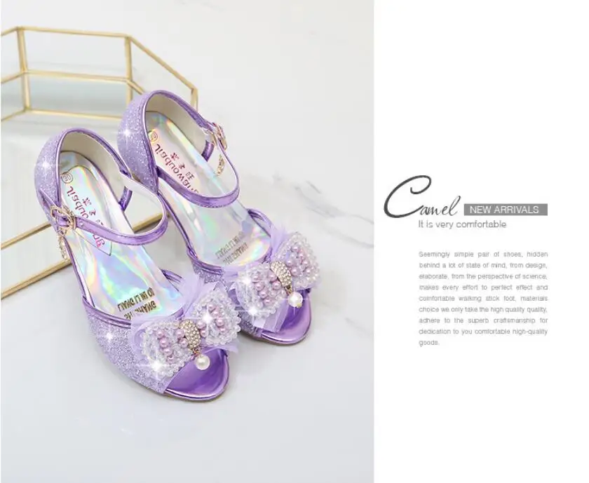 Pearl Rhinestone Princess shoes-22
