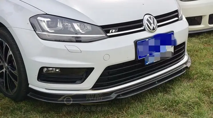 For Volkswagen Golf 7.5 Body kit spoiler For Golf G TI ABS Rear lip rear spoiler front Bumper Diffuser Bumpers Protector
