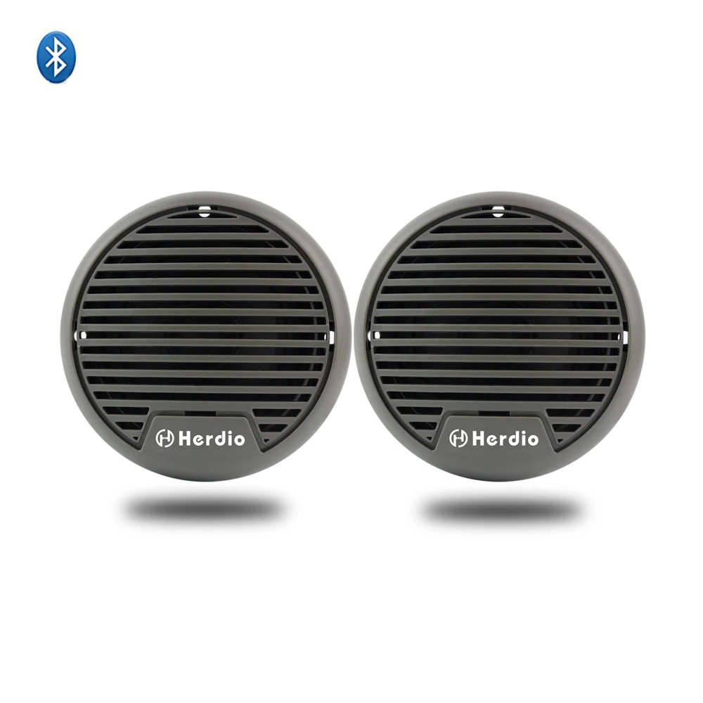 3/" inch Waterproof Compact Speakers Marine BOAT Audio System Motorcycle Stereo