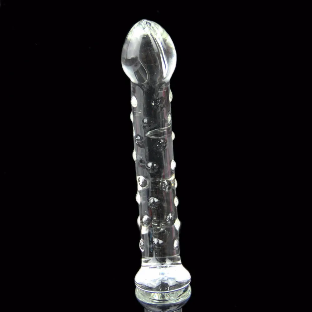 Consolador de tubo anal para mujer, Juguetes sexuales con cuentas de cristal enorme para tapón anal, cabeza de brote, punto G, squirt, cristal, estimulador de próstata, GAY _ imagen