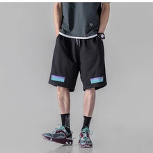 Радужный светоотражающий шнурок мужские короткие хип поп модные оранжевые по колено