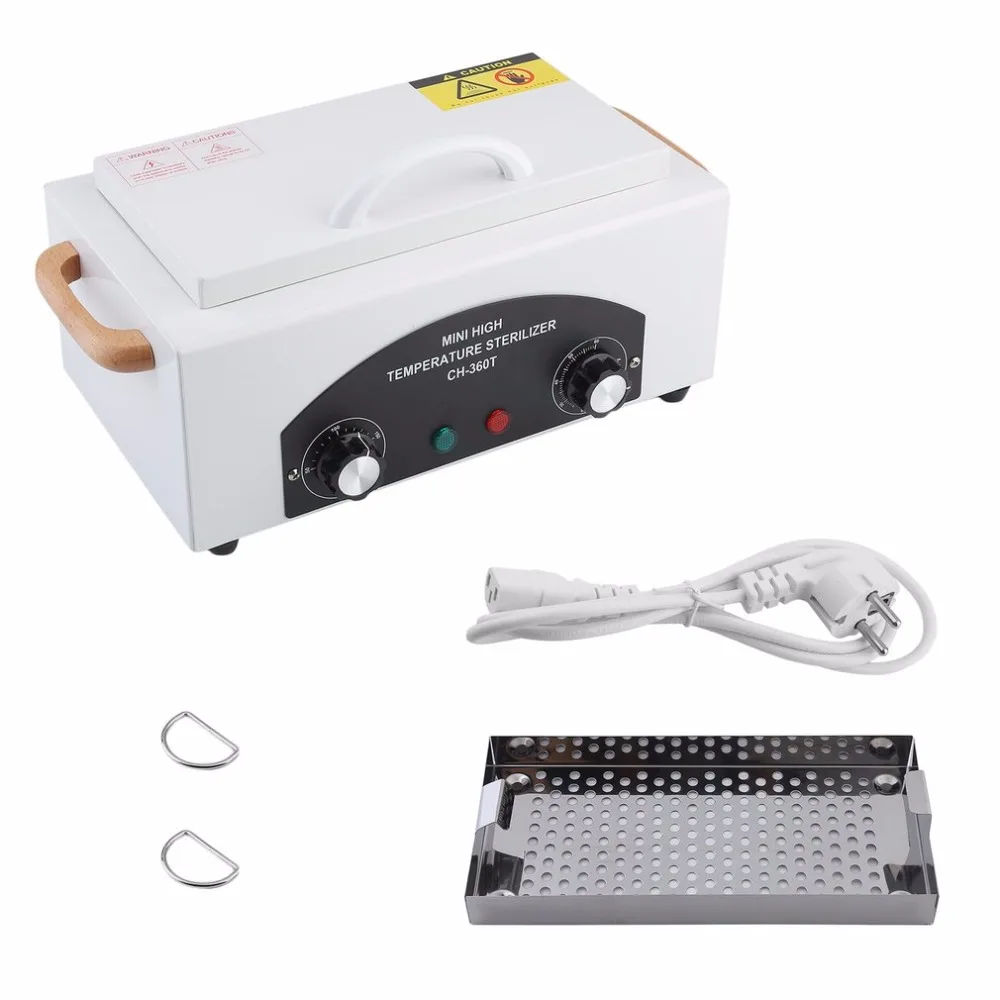 

Professional High Temperature Sterilizer Box Nail Art Salon Portable Sterilizing Manicure Nail Beauty Tool EU Plug Dropshipping