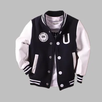 

2017 Spring Autumn Baseball Jacket for Kid Boy Girl Coat Windbreaker Children Boy Girl clothes Top Hoodie Kid with free sock