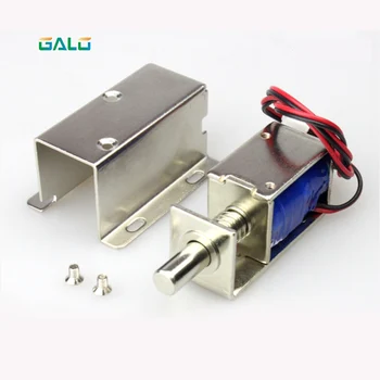 

Galo 3pcs 12V /24V Electronics Lock Assembly Solenoid Low Power Consumption