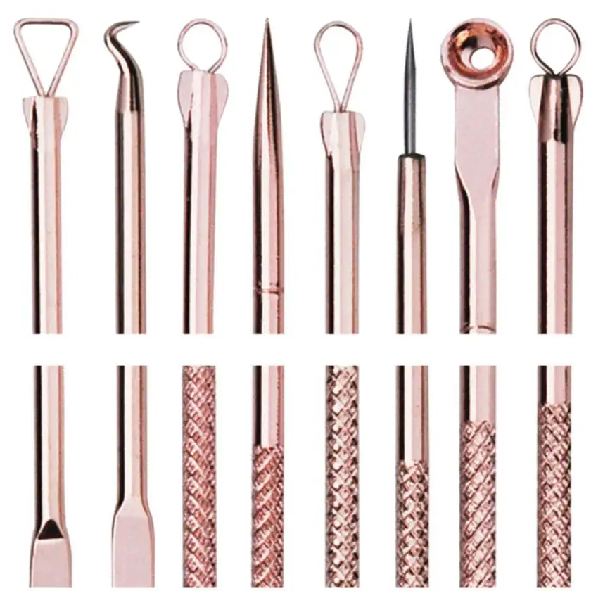 

New 4Pcs Pimple Blemish Blackhead Acne Extractor Remover Tool Needles New Arrival
